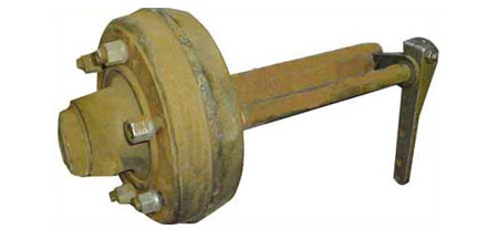 brake axles manufcturer and Supplier from India , suppling hand cart apre parts world Wide